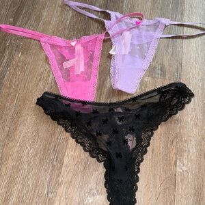 NWT Victoria’s Secret three thongs